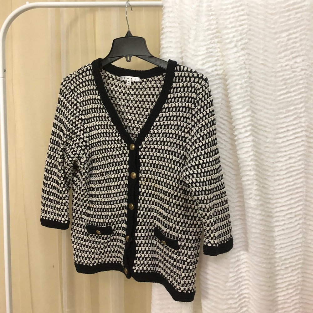 Black and White blazer